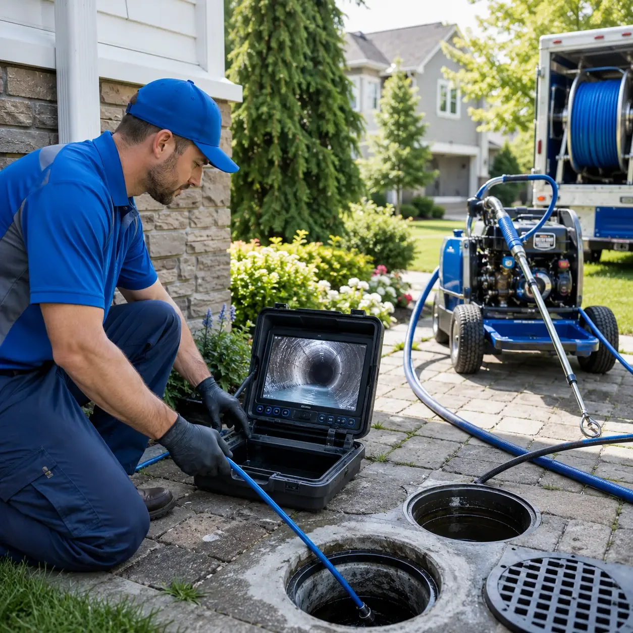 Outdoor drain cleaning professionals serving Campbellton, TX